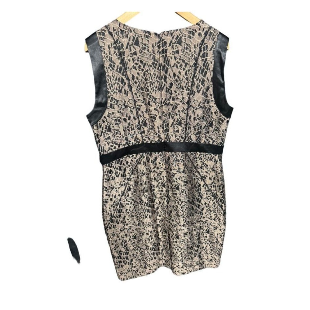 Jones New York | semi formal | brown/ black tank top Dress | Size 16 | - Picture 4 of 6